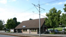 Gut erschlossen - der Bahnhof von Matzingen